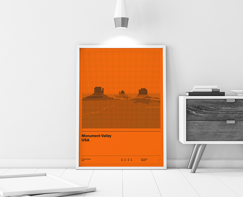 Monument Valley 5834 Dot Poster